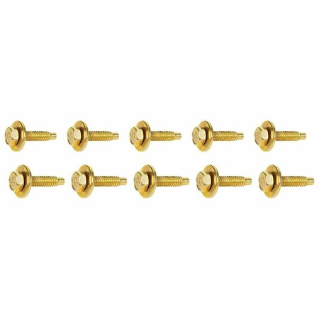 VORTEX 0.125 in. Body Bolt Clips, Gold, 10PK VO3076492